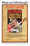 War Garden Victorious Poster-Can Vegetables, Fruits and the Kaiser too